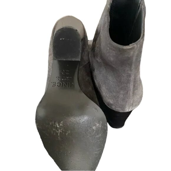VINCE grey suede boots - Picture 4 of 5